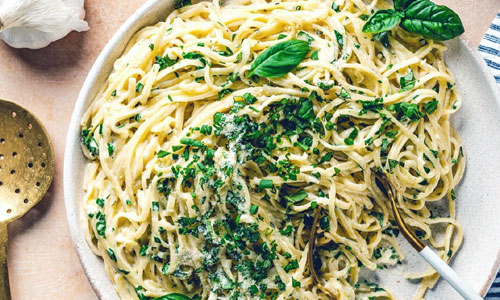 Garlic Herb Linguine